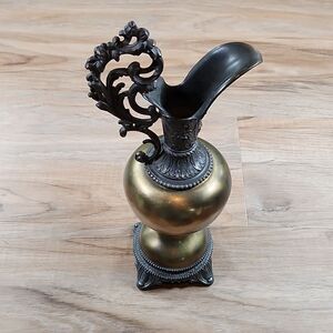 Brass & Antique Metal Decorative Vessel